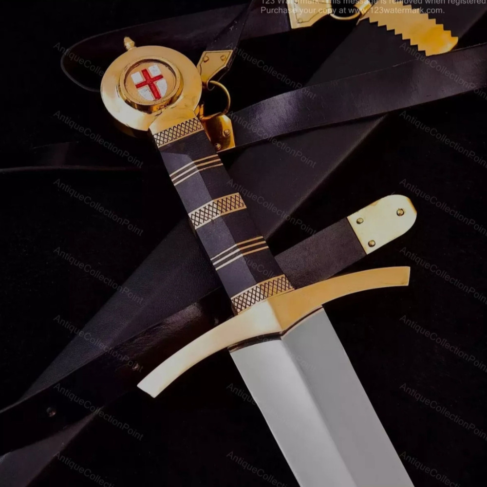 Custom Carbon Steel Sword Blade Greek Swords Hunting Camping W Handmade Scabbard 0