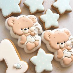 Teddy Bear cookie cutters Custom stamp cookie cutters for cake topper gingerbread decor sugar cookies 3d cookie cutters