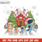 Bluey family Embroidery Design,Bluey Embroidery, Embroidery File, Chrismas Embroidery, Anime shirt, Digital download.jpg