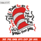 Dr Seuss Today You Are You Embroidery Design, Dr seuss Embroidery, Embroidery File, Embroidery design, Digital download..jpg