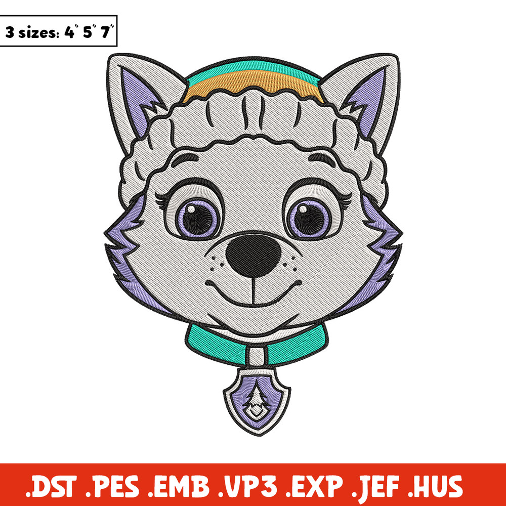 Everest Dog Embroidery Design, Paw Patrol Embroidery, Embroidery File,Anime Embroidery, Anime shirt,Digital download.jpg