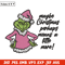 Grinch chrismas Embroidery Design, Grinch Embroidery, Embroidery File, Chrismas Embroidery, Anime shirt,Digital download.jpg