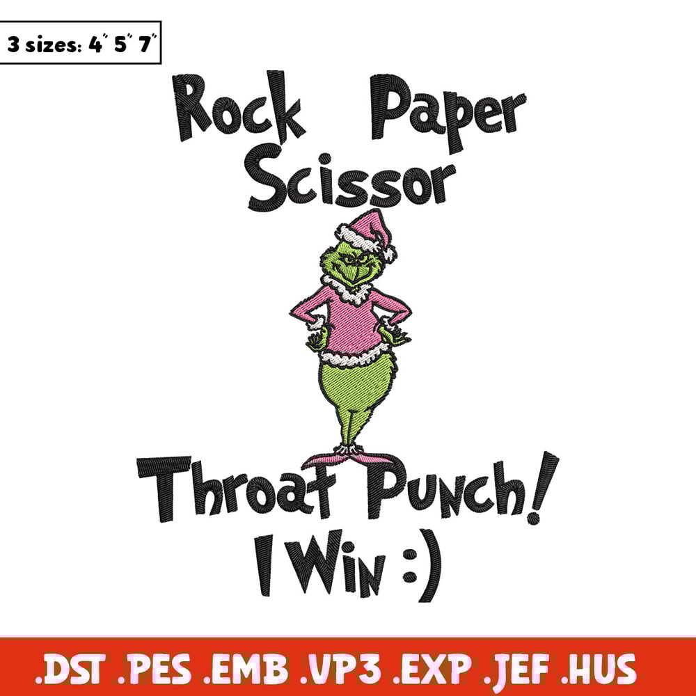 Grinch Embroidery Design, Grinch Embroidery, Embroidery File, Chrismas Embroidery, Anime shirt, Digital download.jpg