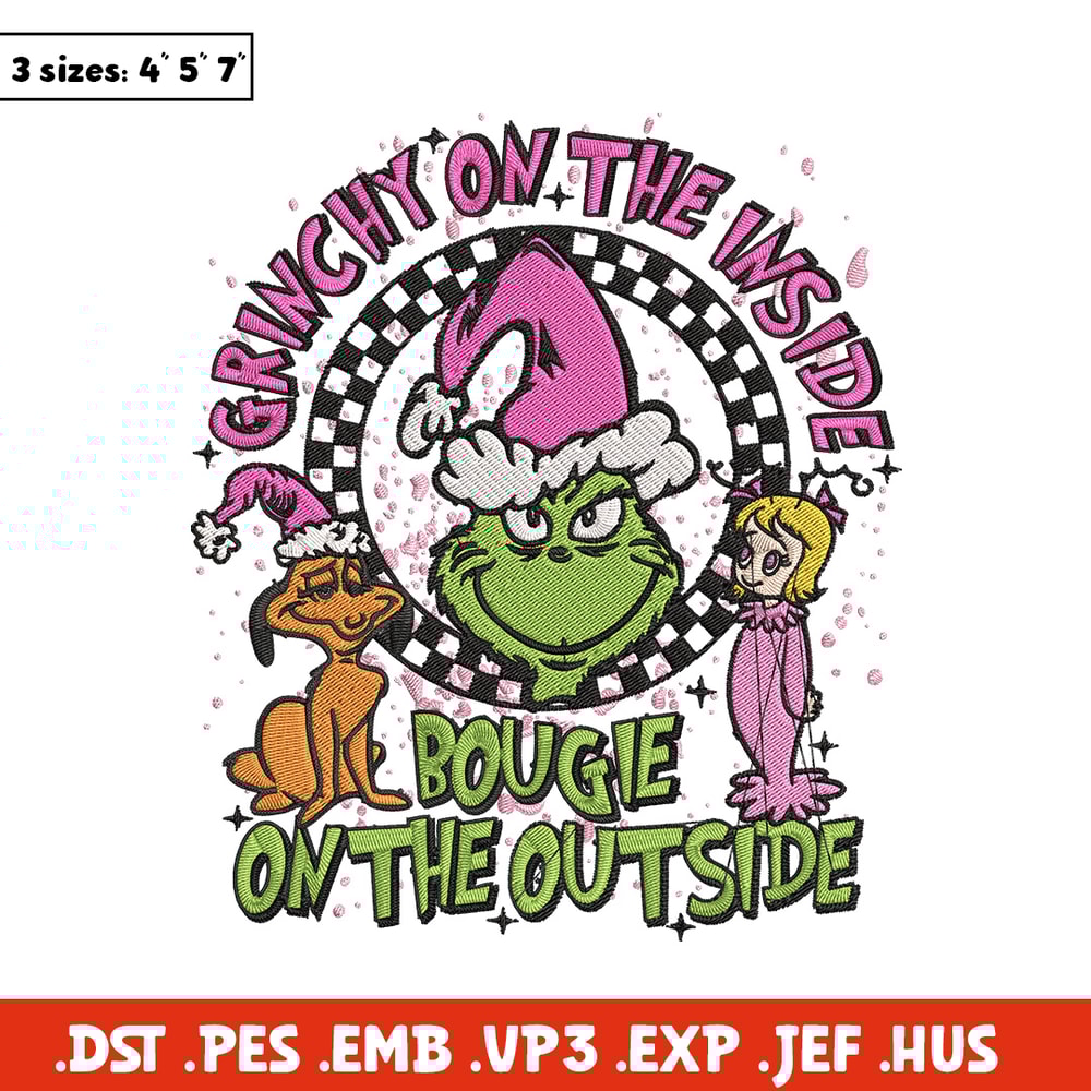 Grinch on the inside Embroidery Design, Grinch Embroidery, Embroidery File, Chrismas Embroidery, Digital download.jpg