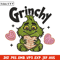 Grinchy cute Embroidery Design, Grinch Embroidery, Embroidery File, Chrismas Embroidery, Anime shirt,Digital download.jpg