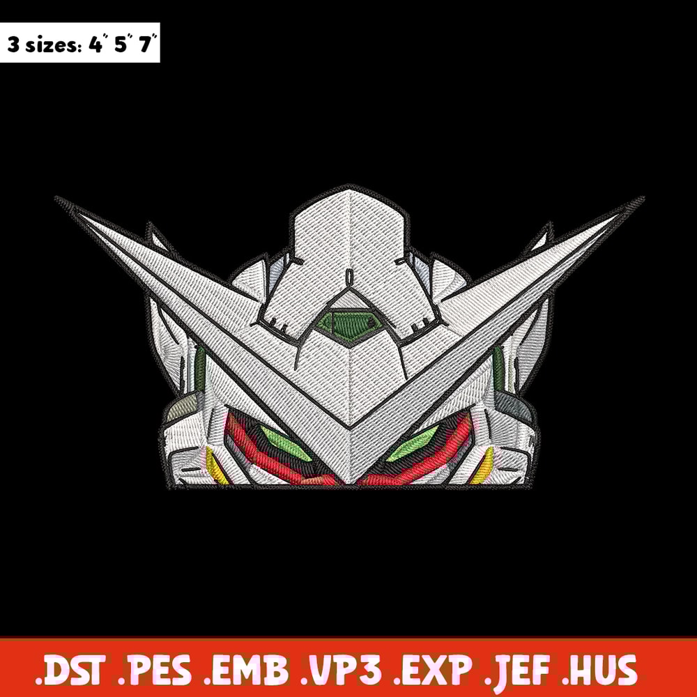 Gundam Peeker Embroidery Design, Gundam Embroidery, Embroidery File, Anime Embroidery, Anime shirt, Digital download.jpg