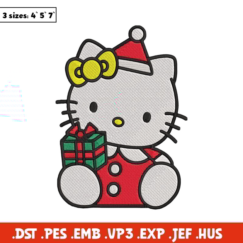 Hello kitty chrismas Embroidery Design, Hello kitty Embroidery, Embroidery File, Anime Embroidery, Digital download.jpg