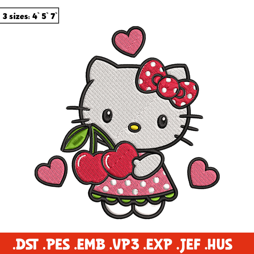 Hello kitty Embroidery Design, Haello kitty cartoon Embroidery, Embroidery File, Cartoon shirt, Digital download..jpg