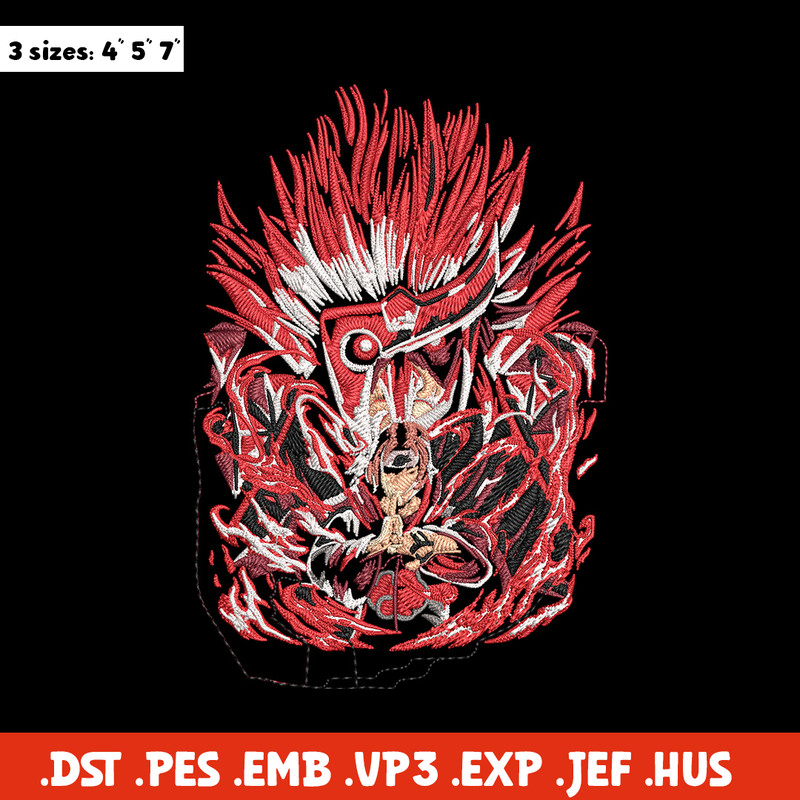 Itachi Poster Embroidery Design, Naruto Embroidery, Embroidery File, Anime Embroidery,Anime shirt, Digital download.jpg