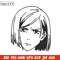 Nobara face Embroidery Design, Jujutsu Embroidery, Embroidery File, Anime Embroidery, Anime shirt, Digital download.jpg