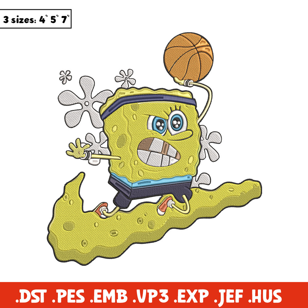 Spongebob nike Embroidery Design, Spongebob Embroidery, Embroidery File, Nike Embroidery, Anime shirt, Digital download.jpg