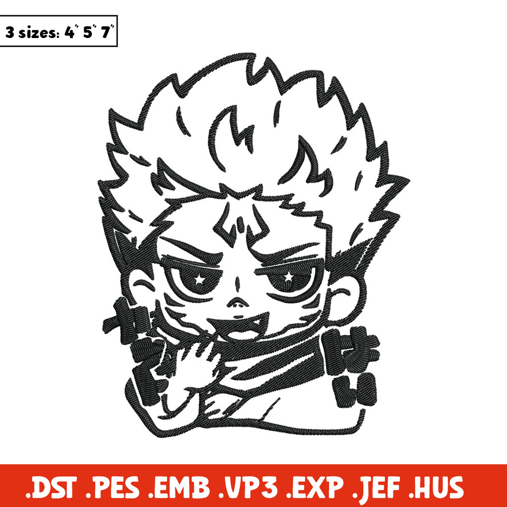 Sukuna chibi Embroidery Design, Jujutsu Embroidery, Embroidery File, Anime Embroidery, Anime shirt, Digital download..jpg