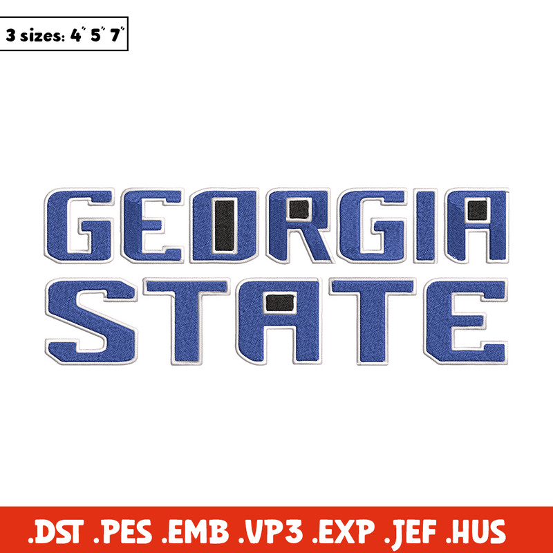 Georgia State logo embroidery design, Sport embroidery, logo sport embroidery,Embroidery design, NCAA embroidery.jpg