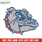 Gonzaga Bulldogs logo embroidery design,NCAA embroidery,Sport embroidery,logo sport embroidery,Embroidery design.jpg