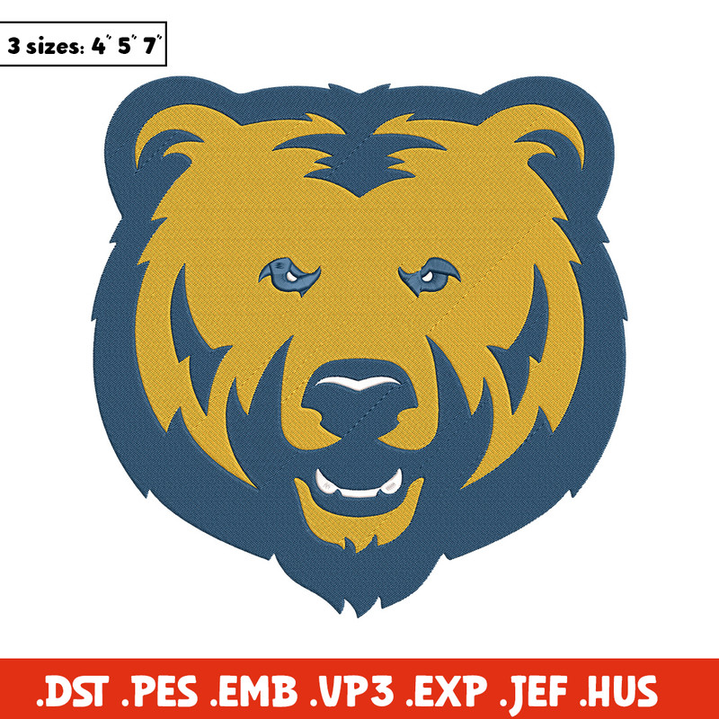 Northern Colorado logo embroidery design, NCAA embroidery, Sport embroidery,Logo sport embroidery,Embroidery design.jpg