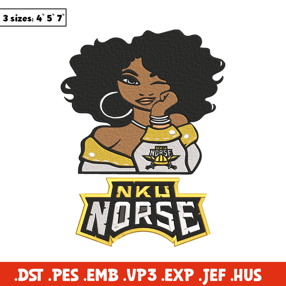 Northern Kentucky girl embroidery design, NCAA embroidery, Embroidery design, Logo sport embroidery,Sport embroidery..jpg