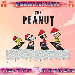 the peanuts embroidery design, snoopy embroidery, snoopy & friends embroidery, christmas embroidery design, machine embroidery designs