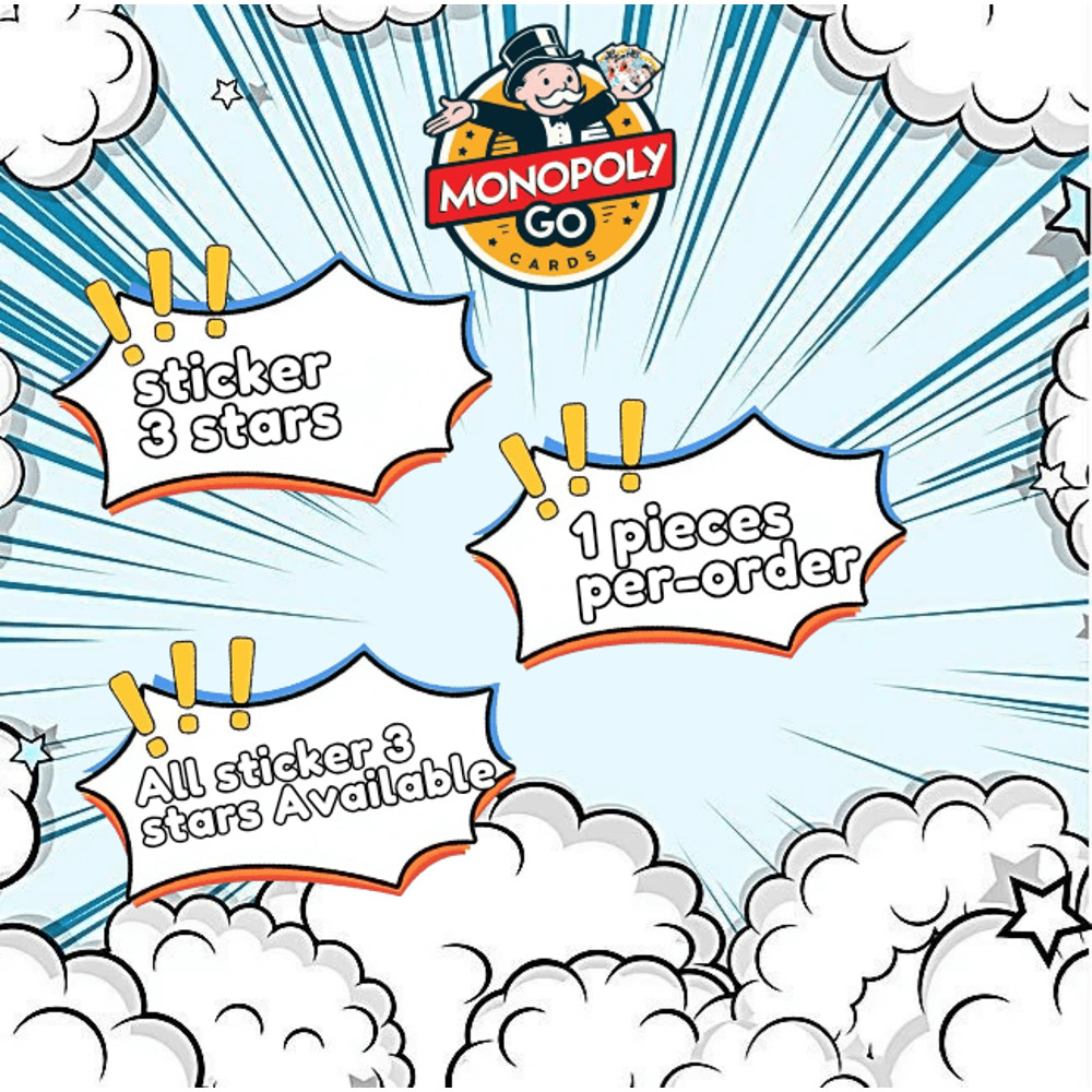 Monopoly Go Sticker 3 Star All Sticker Still Available 1