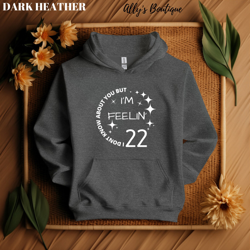 Don't Know About You But I Am Feeling Twenty 22 Hoodie I'm Feeling 22 New Year Hoodie Taylor Swift TeeGirls Party Shirt Feeling 22 Shirt - 6.jpg