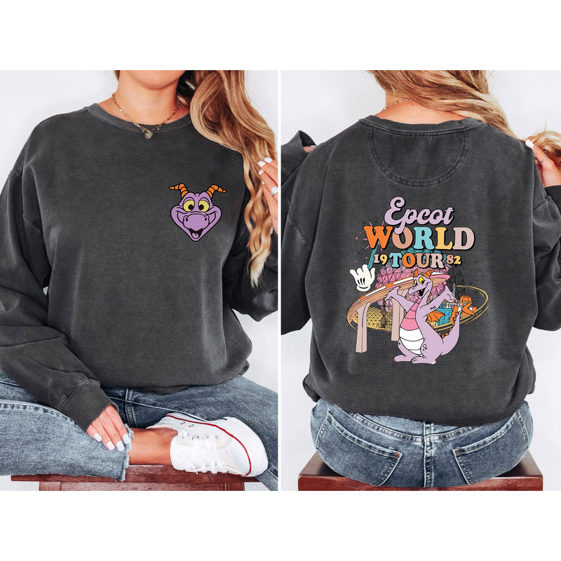 Comfort Colors Disney Figment Comfort colors Shirts, Vintage Disney World Figment Epcot Shirt, Disneyworld Shirts, Disney Family Trip Shirt, - 1.jpg
