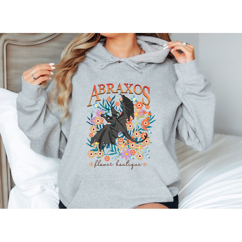 Throne of Glass Abraxos Botanical Wildflower Boutique ToG Sweatshirt Sarah J Maas Sjm Manon Blackbeak The Thirteen T-shirt - 1.jpg