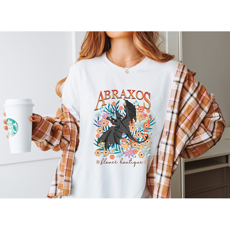 Throne of Glass Abraxos Botanical Wildflower Boutique ToG Sweatshirt Sarah J Maas Sjm Manon Blackbeak The Thirteen T-shirt - 4.jpg