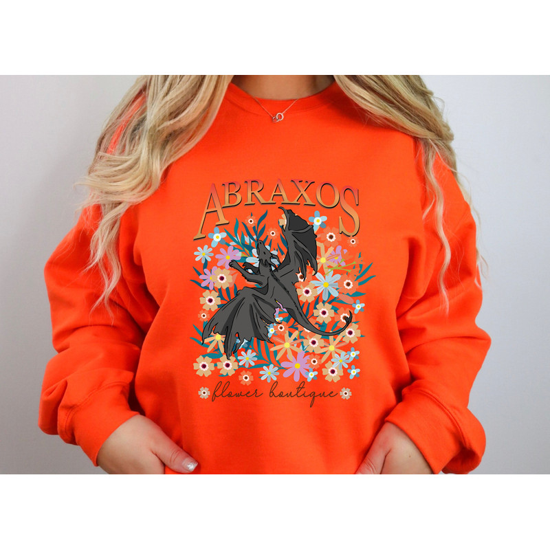 Throne of Glass Abraxos Botanical Wildflower Boutique ToG Sweatshirt Sarah J Maas Sjm Manon Blackbeak The Thirteen T-shirt - 6.jpg