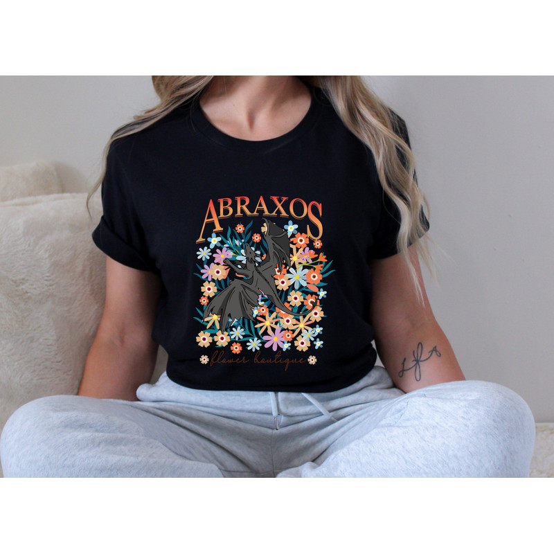 Throne of Glass Abraxos Botanical Wildflower Boutique ToG Sweatshirt Sarah J Maas Sjm Manon Blackbeak The Thirteen T-shirt - 7.jpg