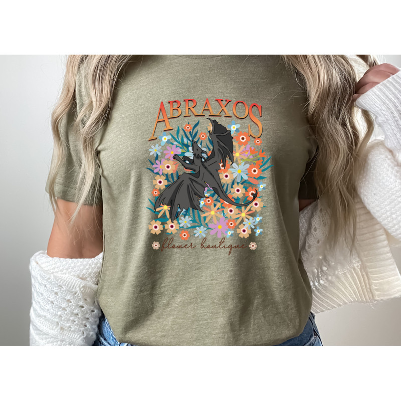 Throne of Glass Abraxos Botanical Wildflower Boutique ToG Sweatshirt Sarah J Maas Sjm Manon Blackbeak The Thirteen T-shirt - 8.jpg