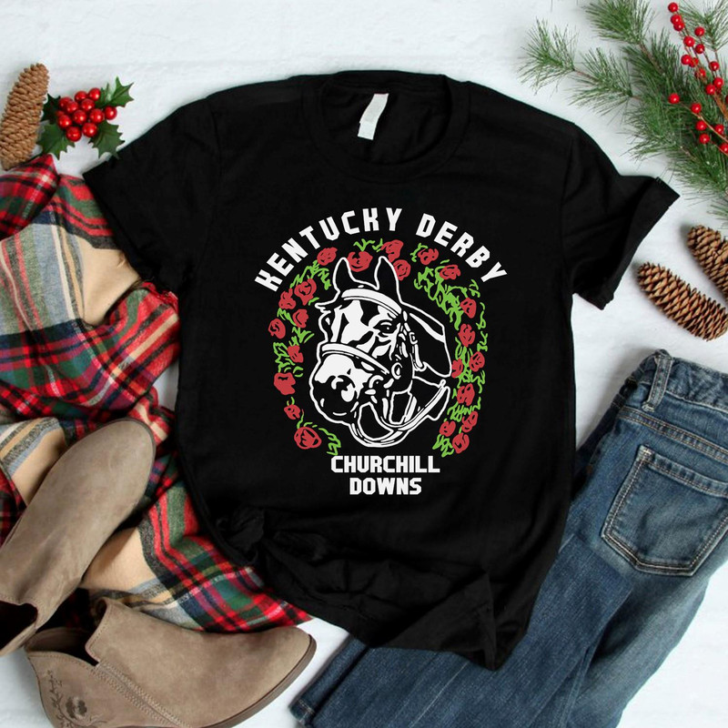 Kentucky Derby 2024 Charcoal Kentucky Derby Churchill Downs T-Shirt Shirt.jpg