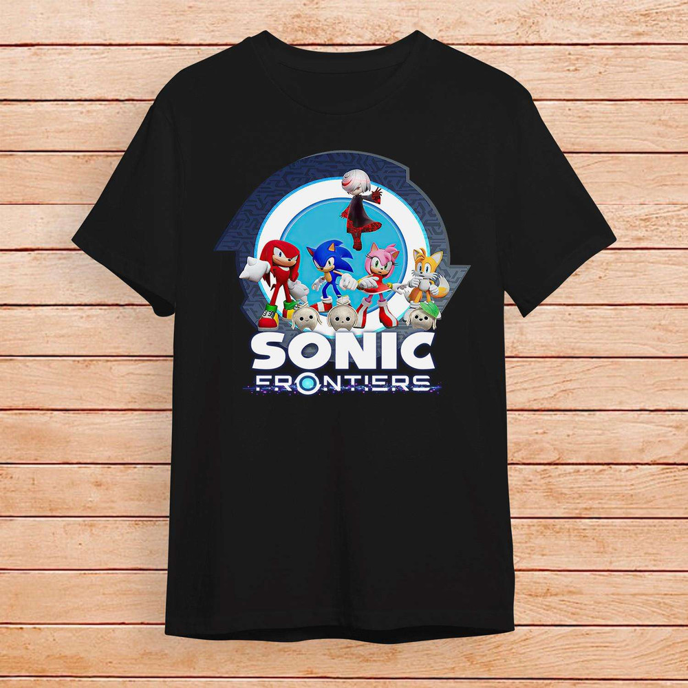 Sonic The Hedgehog Sonic Frontiers Character Black PNG, Sonic The Hedgehog Digital Files, PNG shirts.jpg