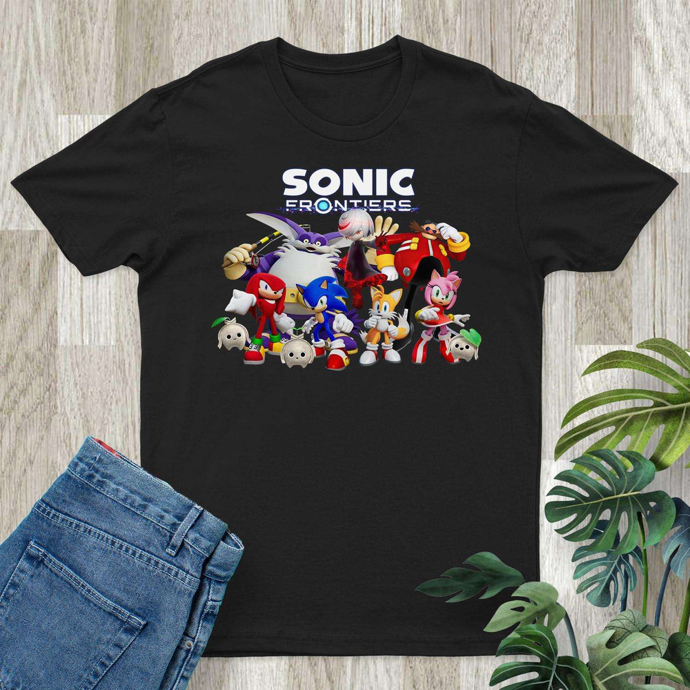 Sonic The Hedgehog Sonic Frontiers Character Navy PNG, Sonic The Hedgehog Digital Files, PNG shirts.jpg