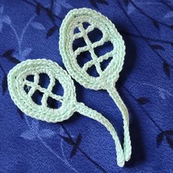 crochet pattern leaves openwork - easy leaf crochet instruction pdf written - how to crochet leaves pattern
