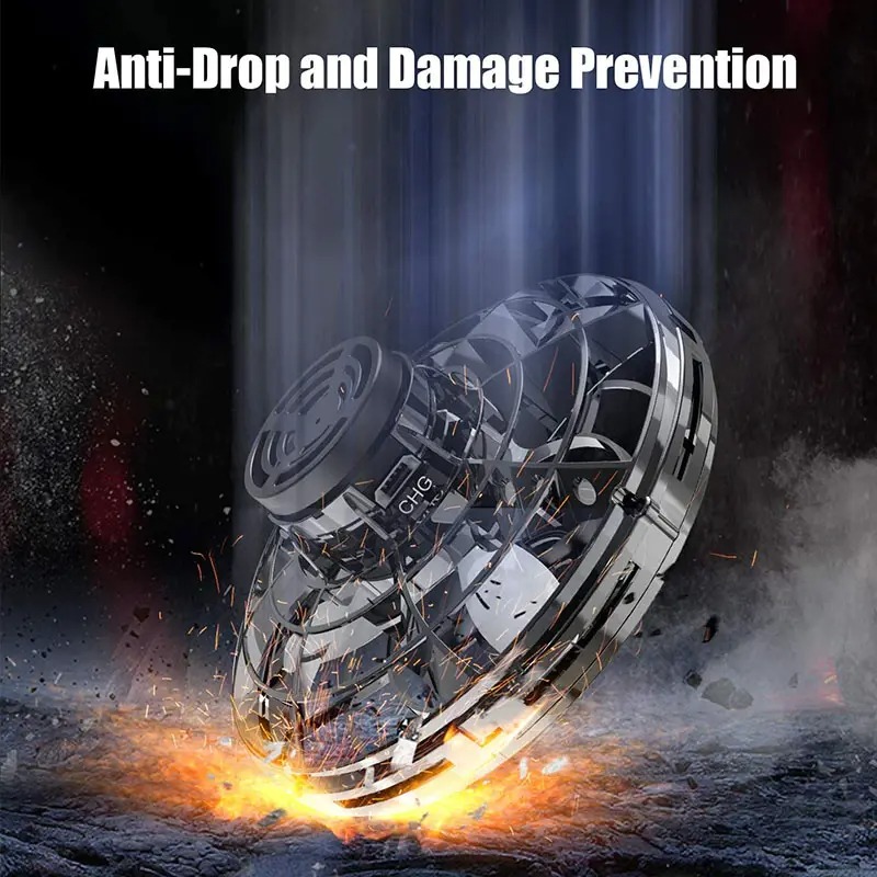 Stress Relief UFO Toy with LED Lights 5