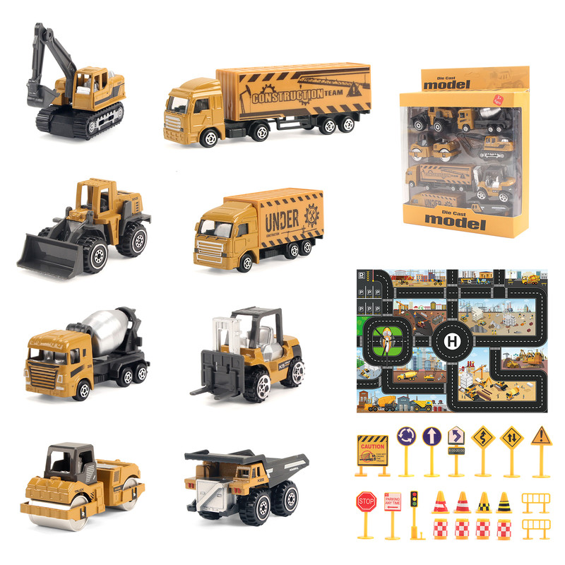 Alloy Engineering Truck Toy Car Durable Construction Vehicle Set for Kids | Excavator, Loader & Tractor Toys for kids