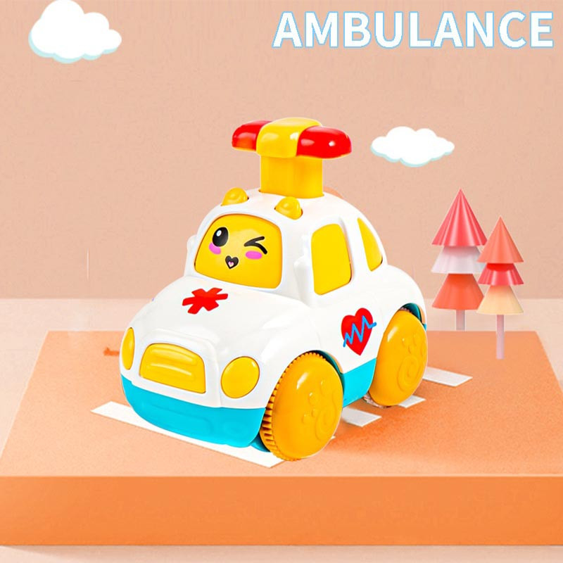 Baby Animal Car Toys Toddler Press And Go Cars With Lights WindUp Pull Back Toy Cars 10