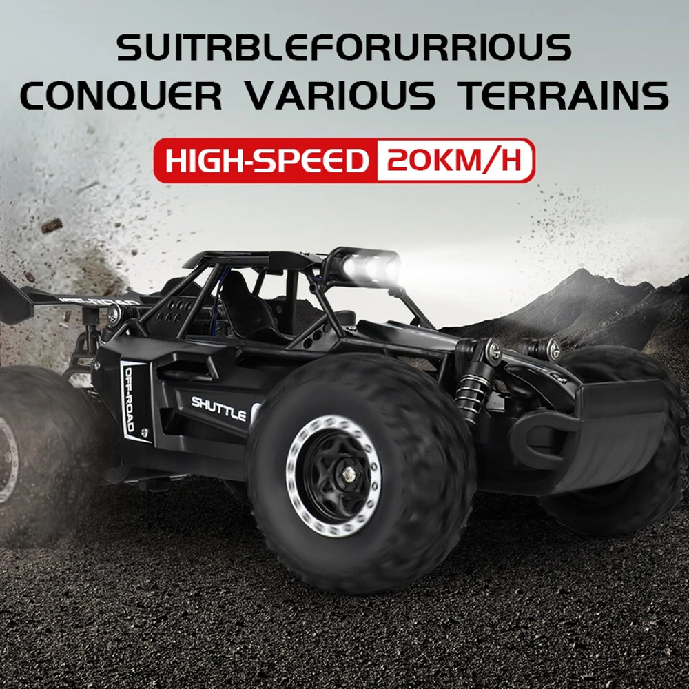 Remote Control Climbing Vehicle High Speed OffRoad RC Car with LED Lights Kids Toys Car  Boys Gift