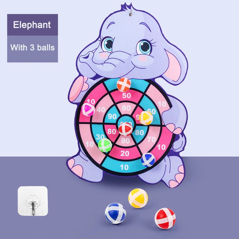 Baby Toy Sticky Ball Dart Board Fun Educational Games for Toddlers  Children Montessori Indoor Sp