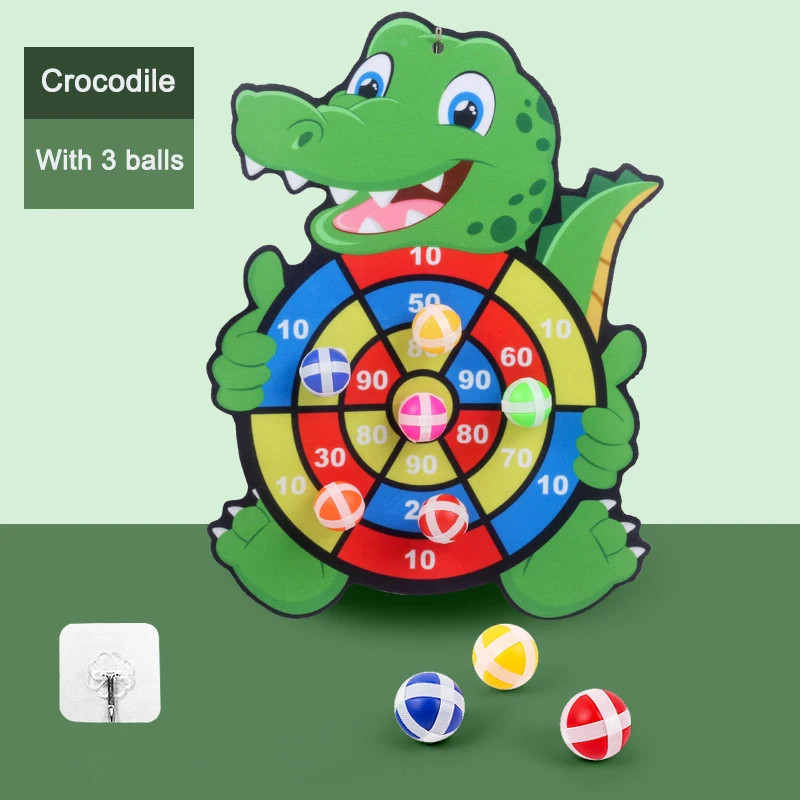 Baby Toy Sticky Ball Dart Board Fun Educational Games for Toddlers  Children Montessori Indoor Sp