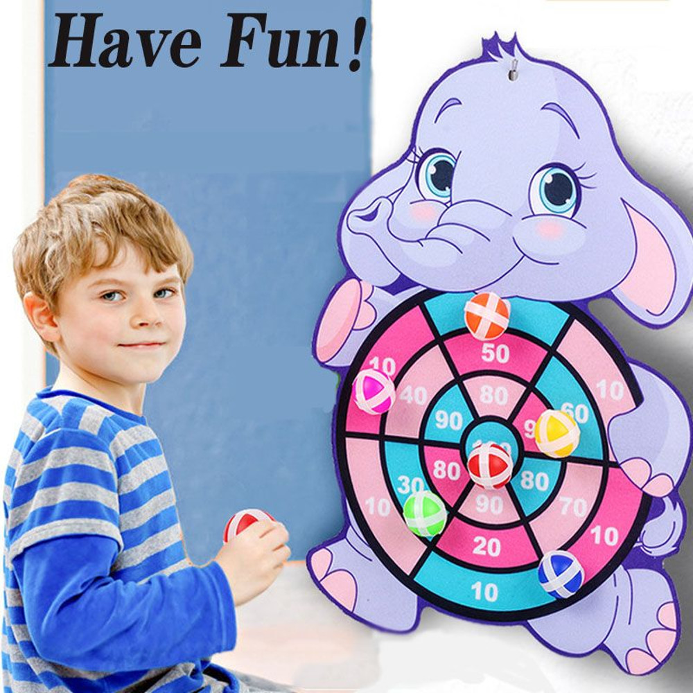 Baby Toy Sticky Ball Dart Board Fun Educational Games for Toddlers  Children Montessori Indoor Sp