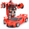 Kids Toys Car One-Button Shape-Shifting Autobot Robot Interactive Puzzle & Collision Fun