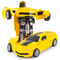 Kids Toys Car One-Button Shape-Shifting Autobot Robot Interactive Puzzle & Collision Fun