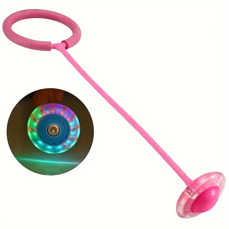 Foldable Flashing Bouncing Ball LED Jump Ring Sports Game for Kids & Adults
