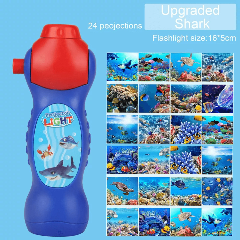 Animal Slide Show Torch Educational Learning Toys For Toddlers Kids Ideal Bedtime Flashlight For B 7