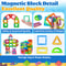 Magnetic Building Blocks Medium Size STEM Toys for Kids Educational Magnet Construction Set for Cr