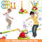 Toss Ring Game  Rocket Launcher Toy Active Play Sports Set For Kids Outdoor Summer Toys  Gift For K