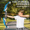 Kids Bow and Arrow Set LED Light Up Toy Archery Set for Outdoor Adventure & Sports Fun