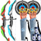 Kids Bow and Arrow Set LED Light Up Toy Archery Set for Outdoor Adventure & Sports Fun