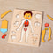 Montessori Puzzles Busy Board Teaching Human Body Parts For Childrens Learning 5