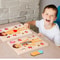 Montessori Puzzles Busy Board Teaching Human Body Parts For Childrens Learning 0